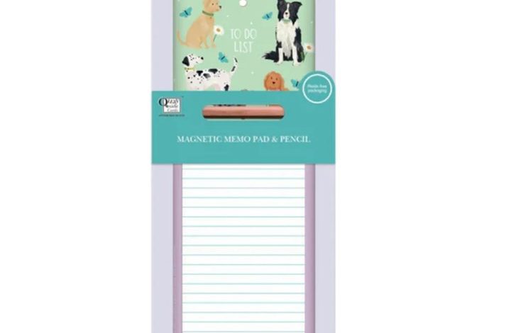 Dogs Magnetic Memo Pad