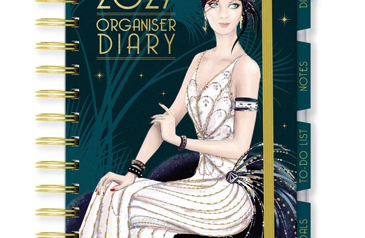 Claire Coxon Art Deco Organiser Diary 2027