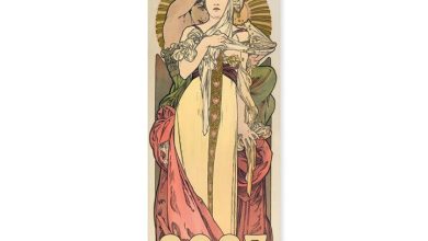 Art Nouveau Slim Calendar 2027