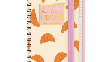 Croissant Small Week-To-View Spiral Diary 2027
