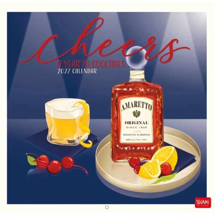 Cheers, A Year in Cocktails Calendar 2027