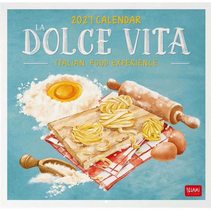 La Dolce Vita, Italian Food Mini Calendar 2027
