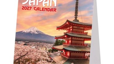 Beauty of Japan Easel Desk Calendar 2027