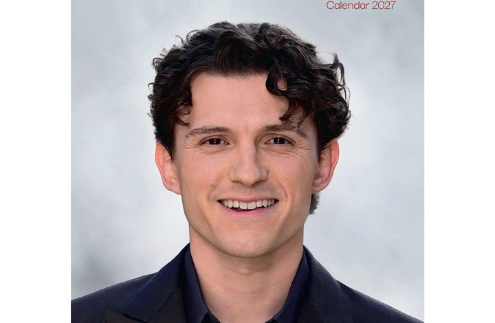 Tom Holland A3 Calendar 2027