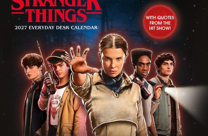 Stranger Things Desk Calendar 2027