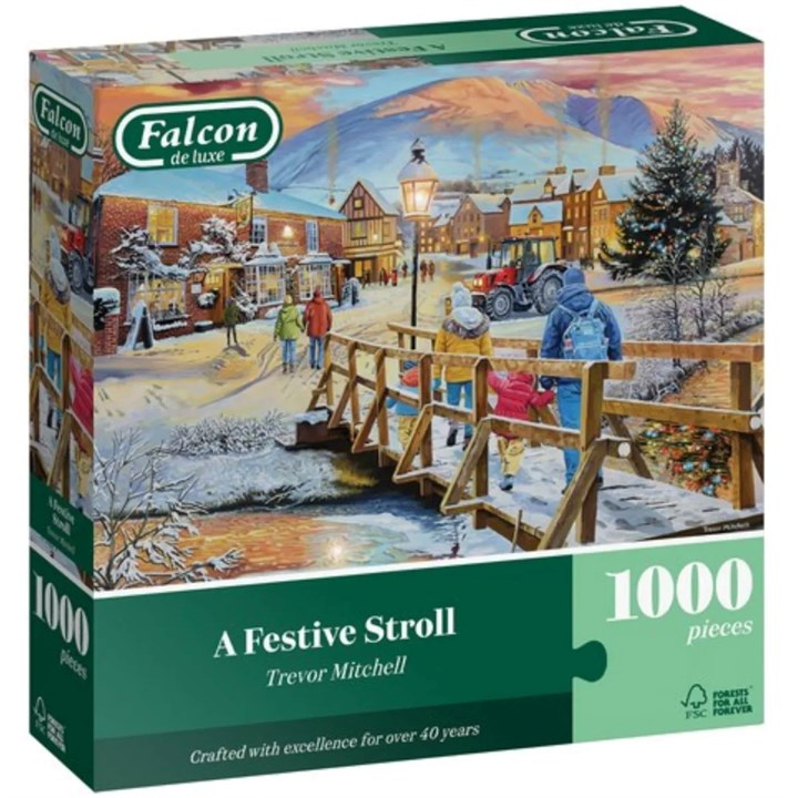 Trevor Mitchell, A Festive Stroll Jigsaw
