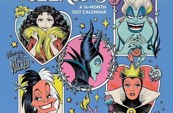 Disney Villains Calendar 2027