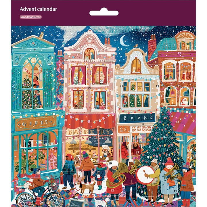 Christmas Market Square Traditional Advent Calendar