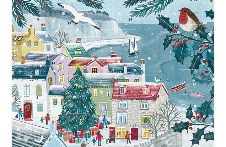 Christmas Harbour Square Traditional Advent Calendar