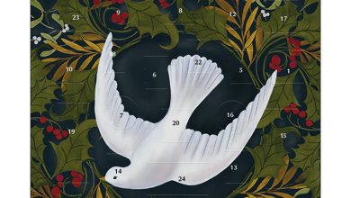 Dove of Peace Mini Traditional Advent Card