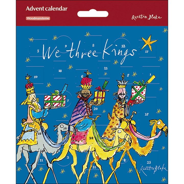 Quentin Blake, We Three Kings Mini Advent Card