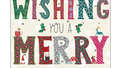 Merry Christmas Mini Traditional Advent Card