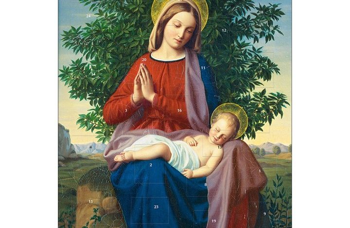 Madonna and Child Traditional Advent Calendar