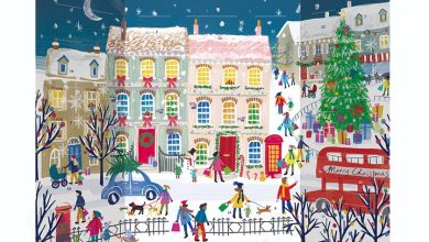 Joys of the Season Freestanding Traditional Advent Calendar