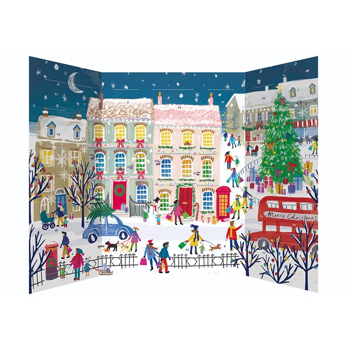 Joys of the Season Freestanding Traditional Advent Calendar