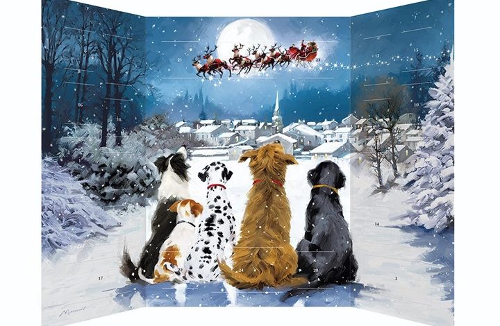Waiting for Santa Freestanding Traditional Advent Calendar