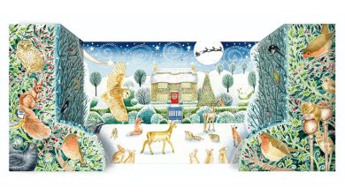Winter Cottage 3D Freestanding Traditional Advent Calendar