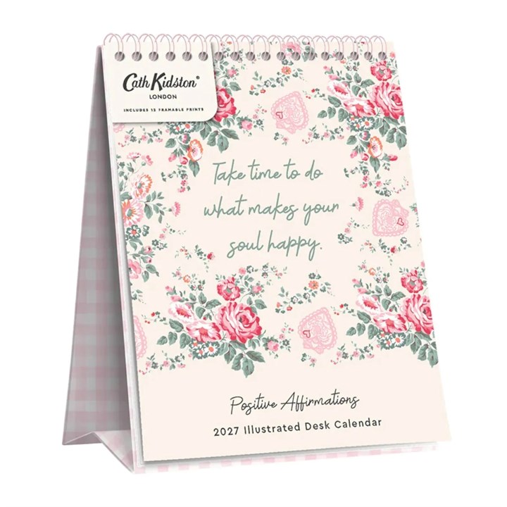 Cath Kidston, Positive Affirmations Easel Desk Calendar 2027