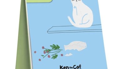 Ken the Cat Easel Desk Calendar 2027