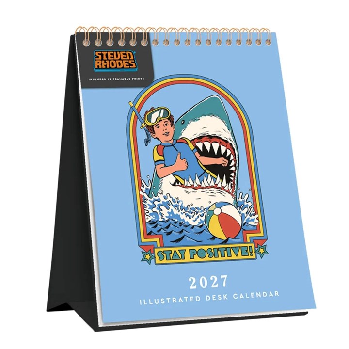 Steven Rhodes Easel Desk Calendar 2027