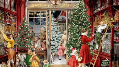 Nostalgic Christmas Shop A4 Traditional Advent Calendar