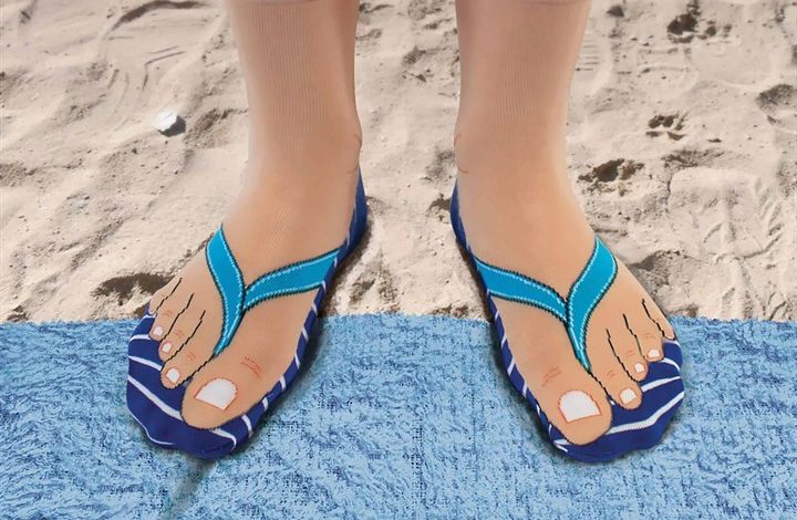Flip Flop Socks - Size 7 - 11