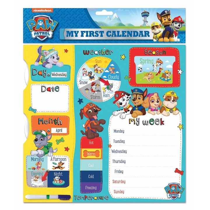 Paw Patrol My First Calendar