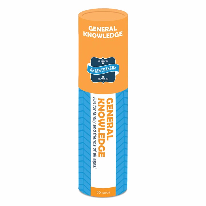 Brainteasers, General Knowledge Trivia Quiz Card Game