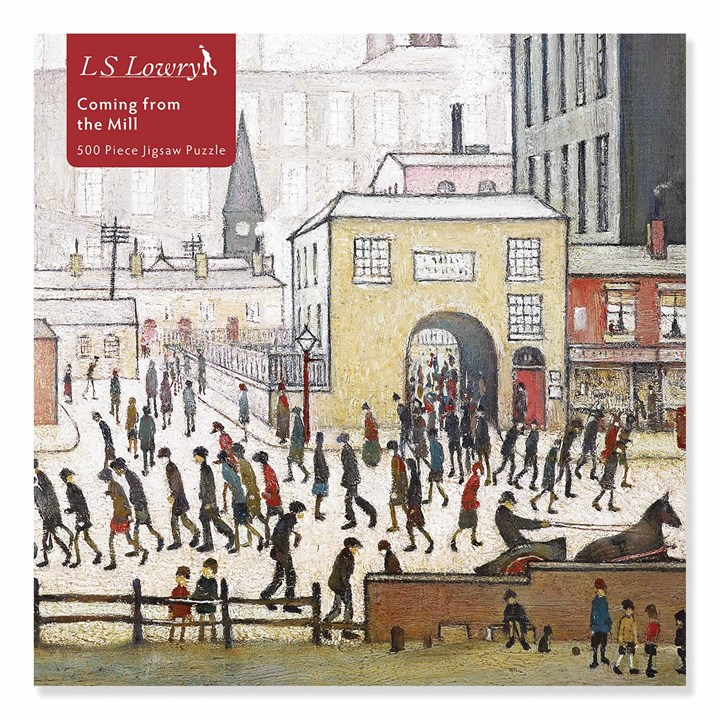 L S Lowry, Coming From The Mill Jigsaw
