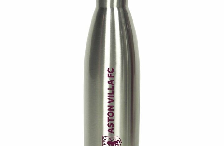 Aston Villa FC Stainless Steel Water Bottle
