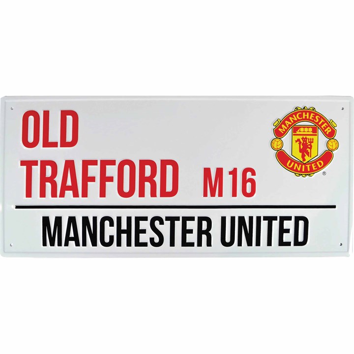 Manchester United FC Street Sign