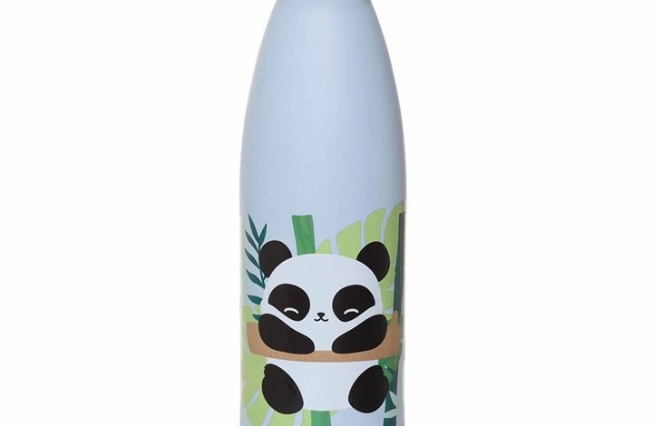 Panda Metal Water Bottle