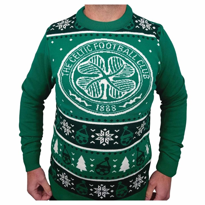 Celtic FC Christmas Jumper Medium