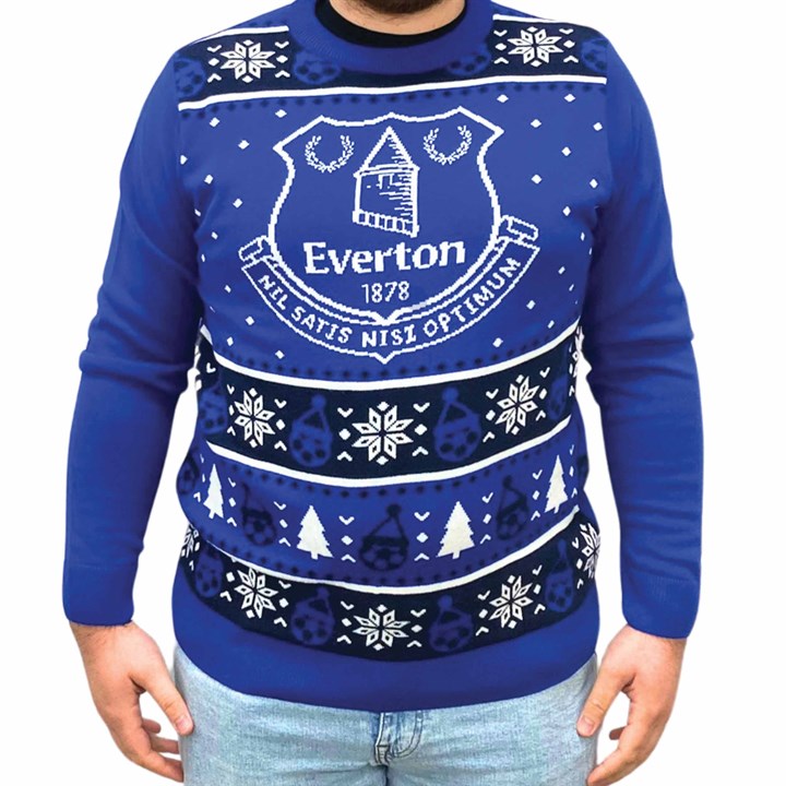 Everton FC Christmas Jumper Large