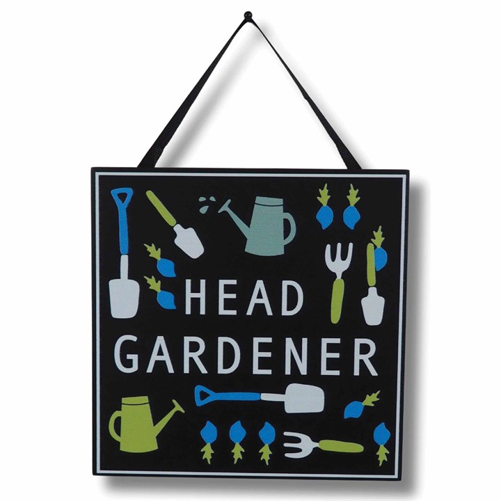 Head Gardener – Hanging Plaque