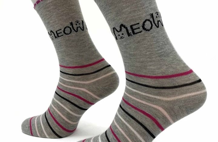 Meow Socks - Size 4 - 8