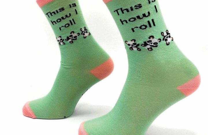 This Is How I Roll Panda Socks - Size 4 - 8