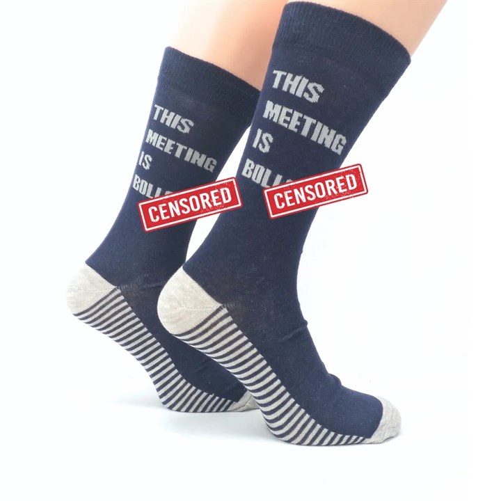 This Meeting is Boll*cks Socks – Size 7 – 11