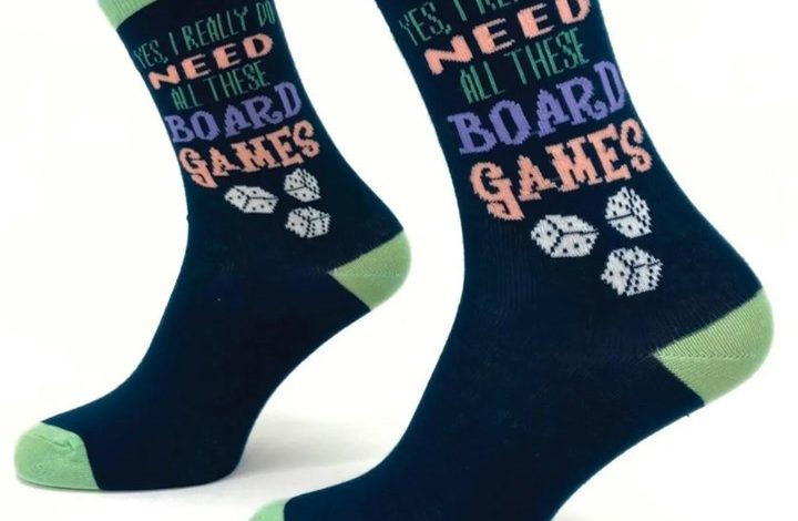 Board Games Socks - Size 4 - 8
