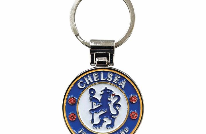 Chelsea FC Crest Shaped Keyring