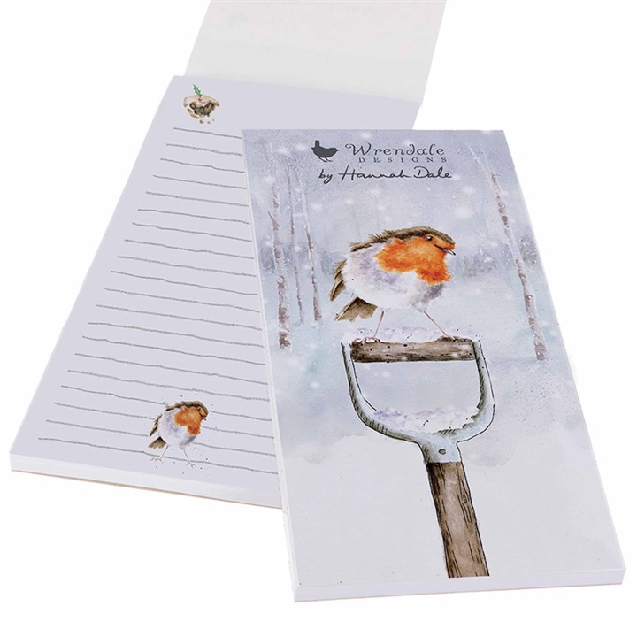 Wrendale Designs, Little Red Robin Shopping List Pad