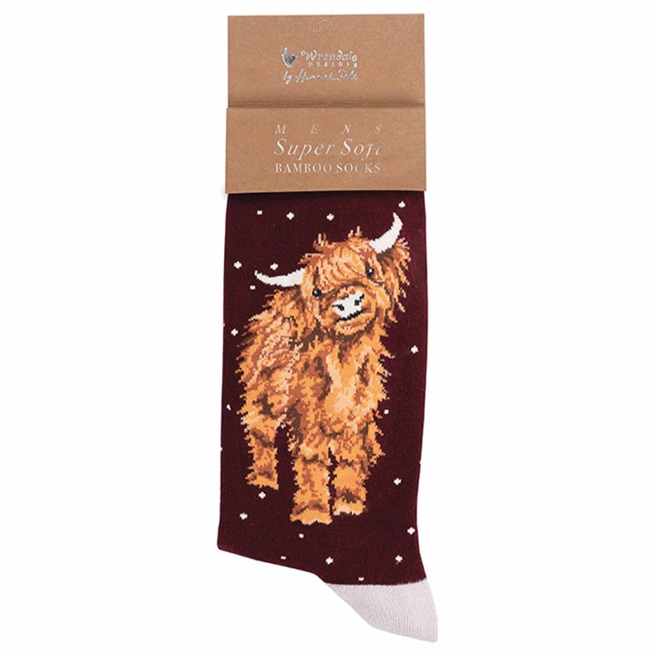 Wrendale Designs, A Highland Christmas Cow Socks – Size 7 – 11