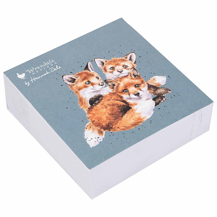 Wrendale Designs, Snug As A Cub Fox Sticky Notes