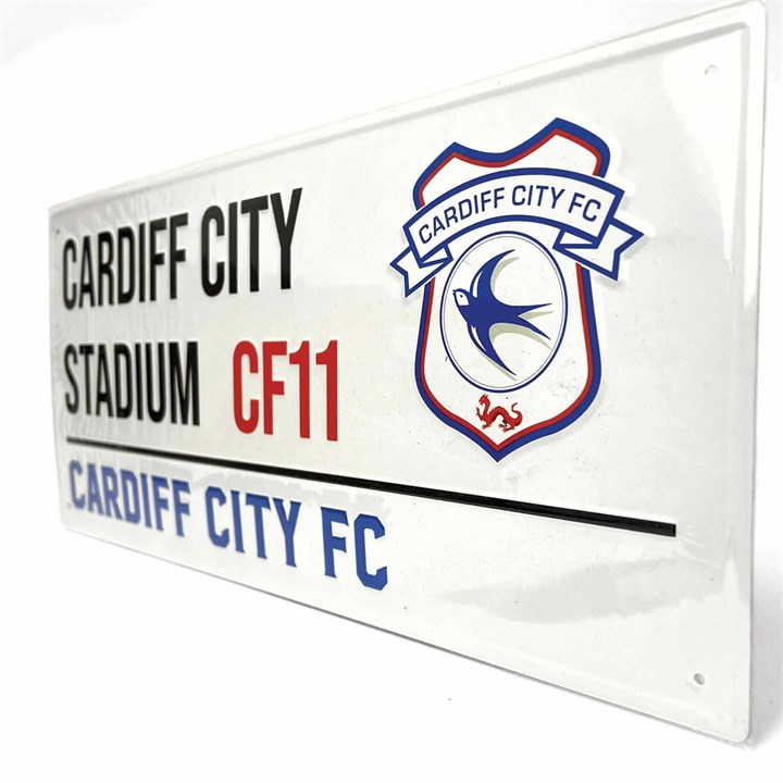 Cardiff City FC Street Sign