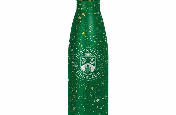 Hibernian FC Paint Splatter Water Bottle