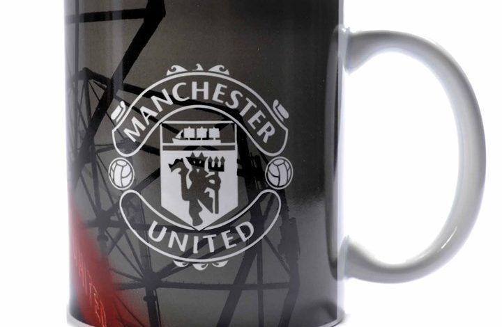 Manchester United FC Black Old Trafford Mug
