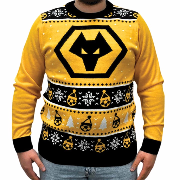 Wolverhampton Wanderers FC Christmas Jumper Large