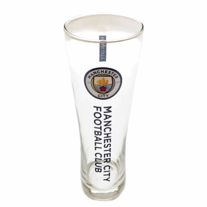 Manchester City FC Slim Pint Glass