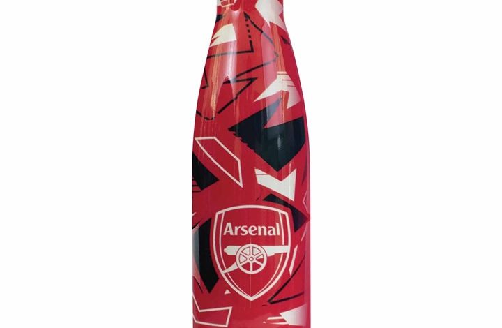 Arsenal FC Pattern Water Bottle
