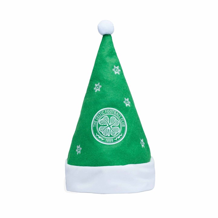Celtic FC Snowflake Santa Hat